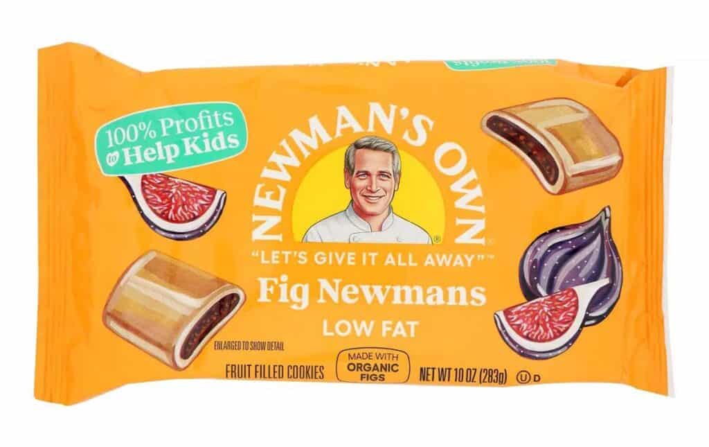 A product shot of Newman's Own, fig newmans cookies.