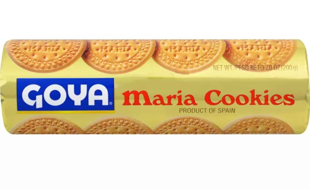 A product shot a a pack of Goya Maria Cookies.